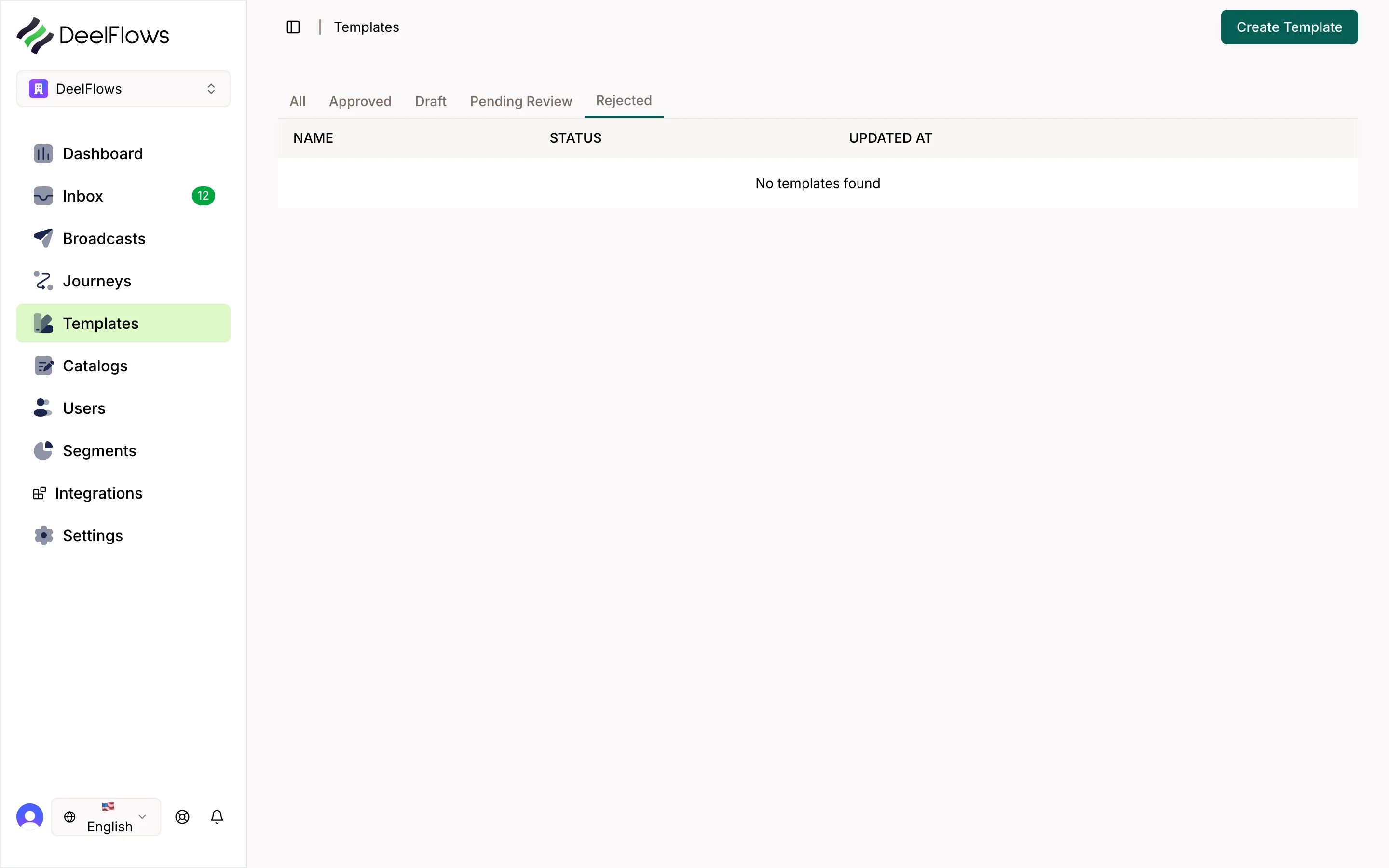The templates list with status filters, used as the Troubleshooting collection artwork.